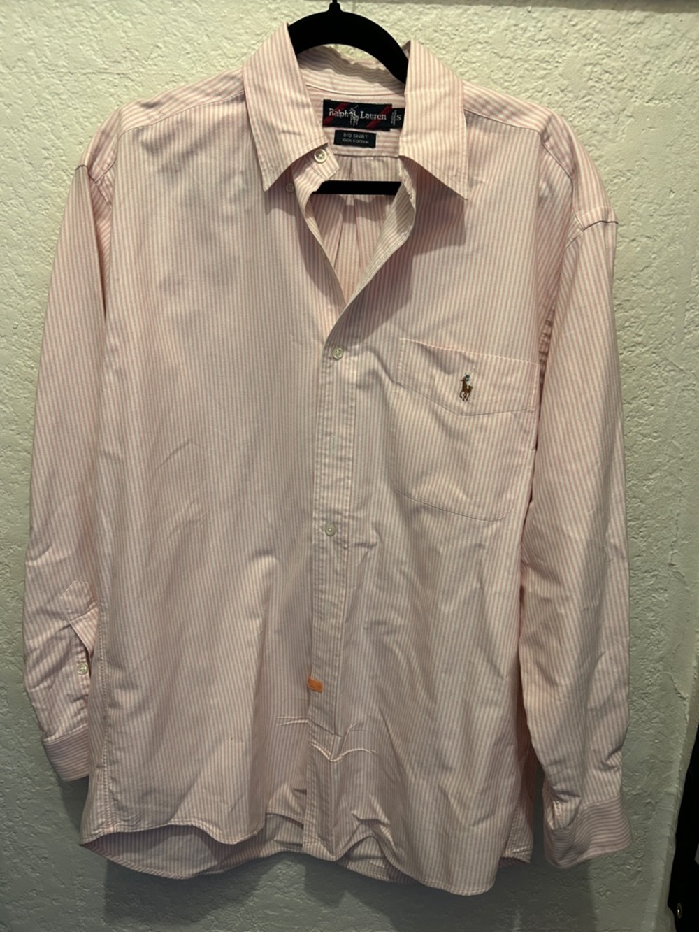 Polo by Ralph Lauren Light Pink Thin-Striped Dress Shirt